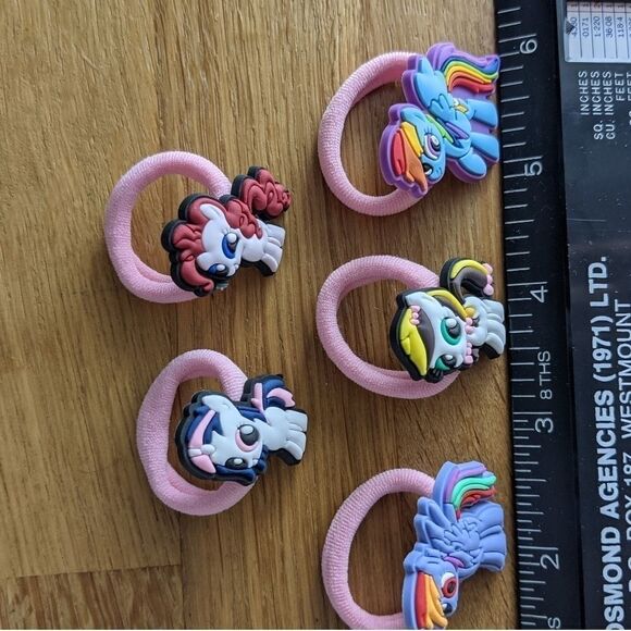 MY little pony elastic set lot of 5 pony elastic - Picture 4 of 4